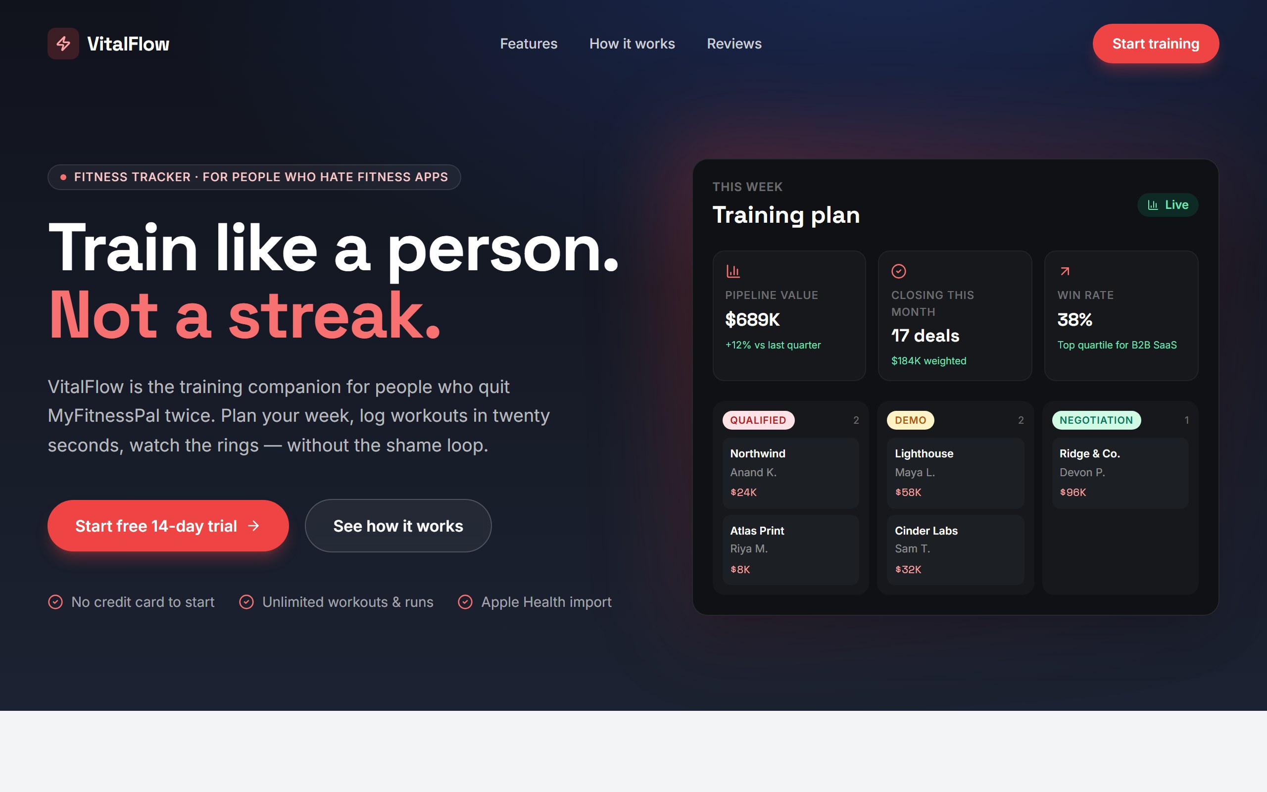VitalFlow Fitness preview made with DriftLess